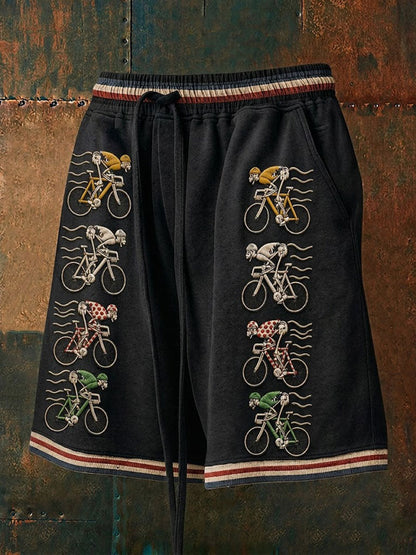 Shorts de vélo Skeleton Homme