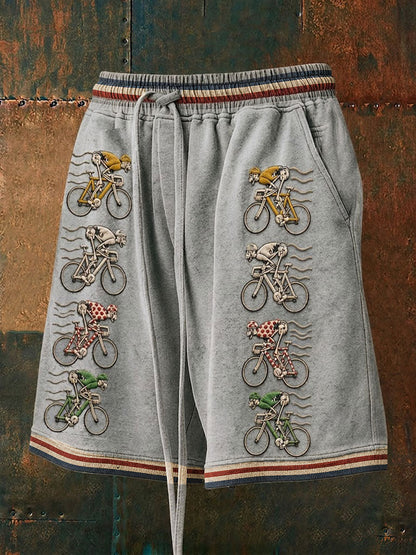 Shorts de vélo Skeleton Homme
