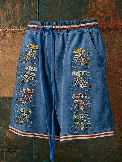 Shorts de vélo Skeleton Homme