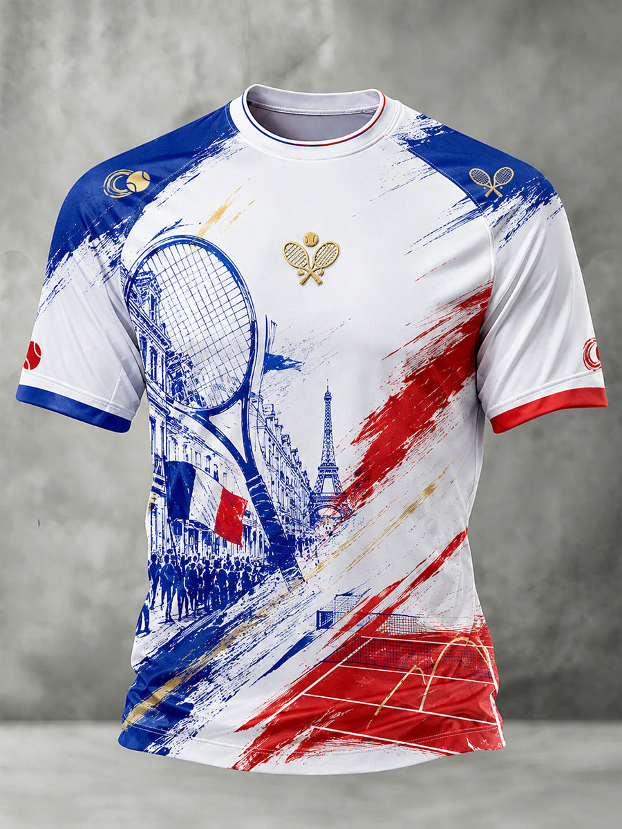 Chemise à manches courtes French Open Homme