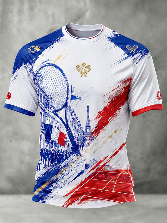 Chemise à manches courtes French Open Homme