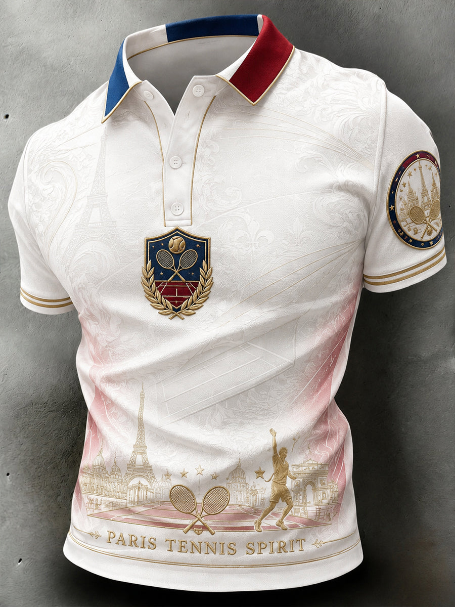 Chemise à manches courtes de l’Open de France pour homme