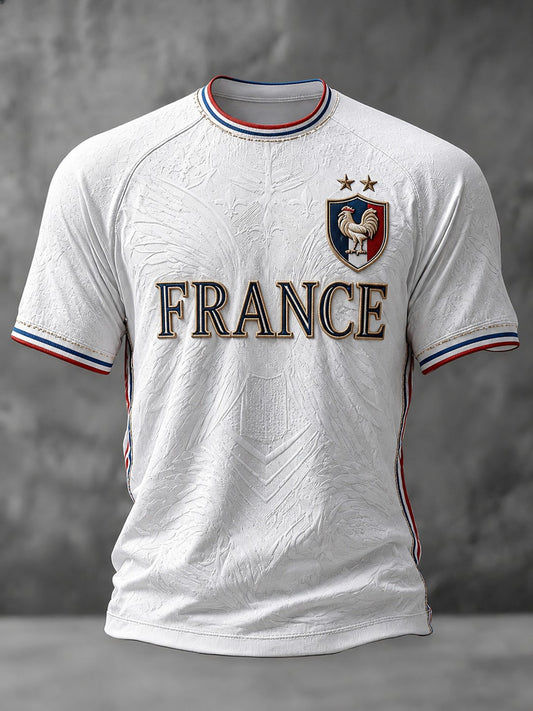 T-shirt homme France Football imprimé