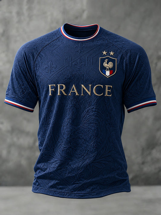 T-shirt homme France Football imprimé