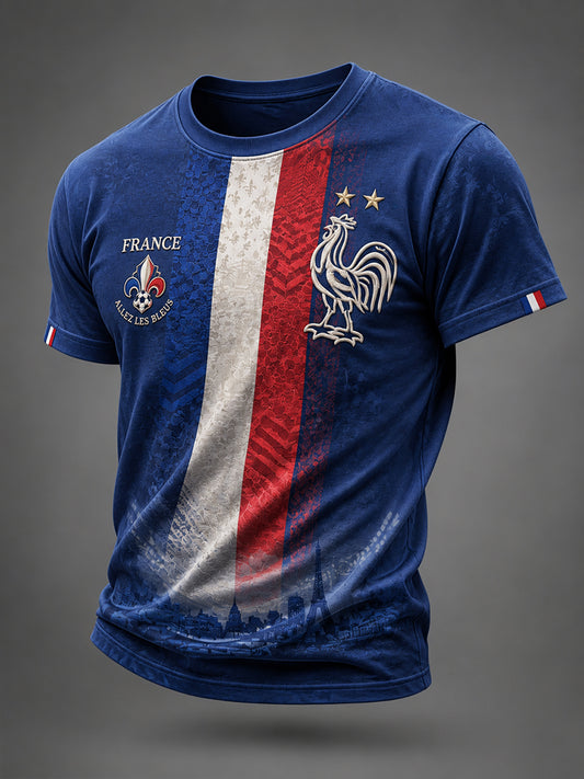 T-shirt manches courtes France Football pour homme