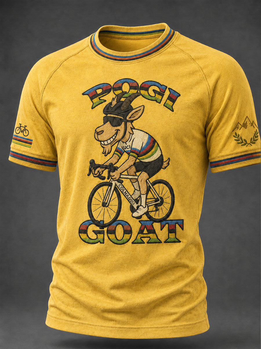 T-shirt à manches courtes Pogi Goat Homme