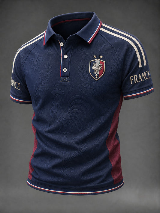 Chemise pour hommes imprimée France Football