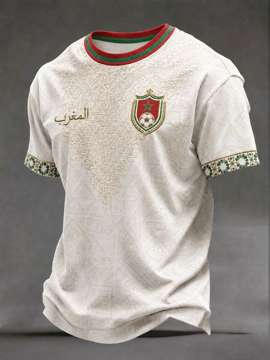 T-shirts de football pour hommes Maroc 2026
