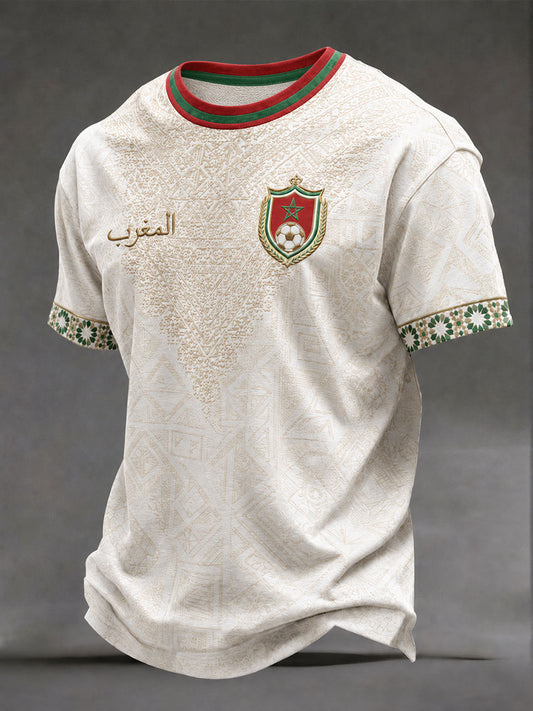 T-shirts de football pour hommes Maroc 2026