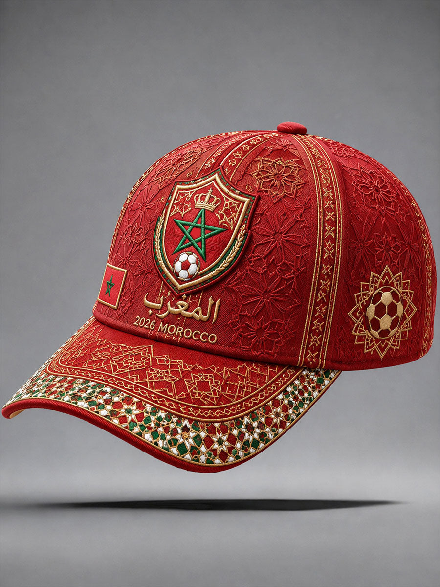 Chapeau unisexe de football Maroc 2026