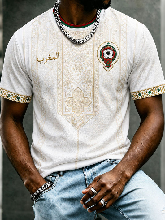 T-shirts de football pour hommes Maroc 2026