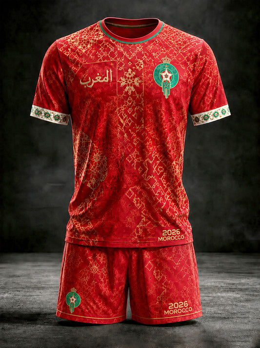 Costumes unisexes 2026 Maroc Football pour hommes