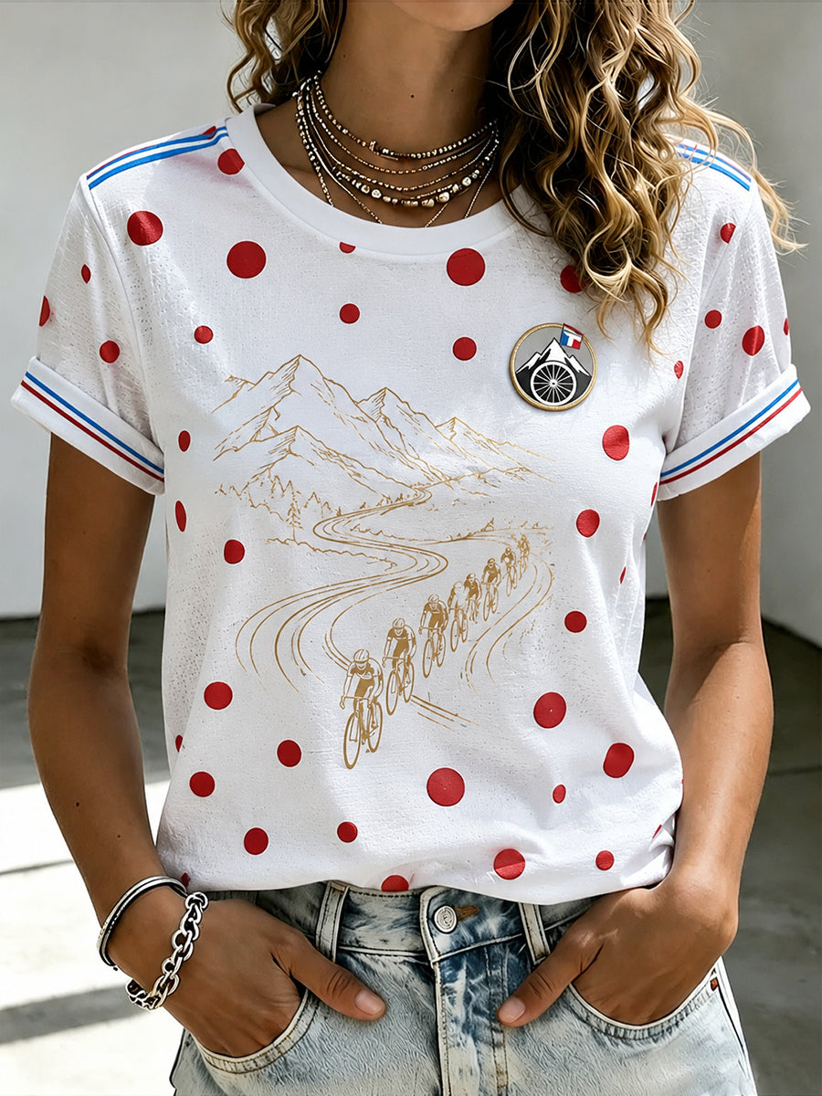 T-shirt à manches courtes Tour De France Femme