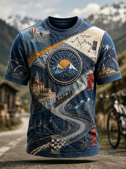 T-shirt manches courtes Tour de France pour homme