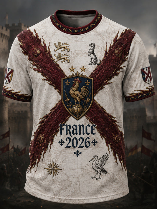 T-shirt manches courtes France Football pour homme