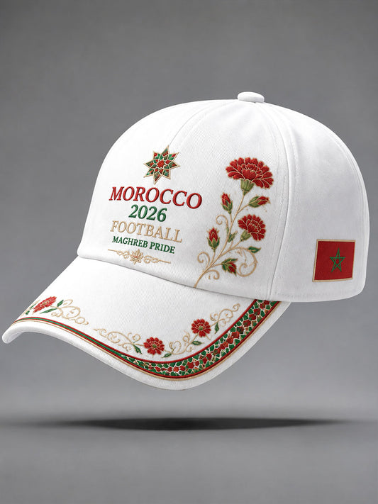 Chapeau unisexe de football Maroc 2026