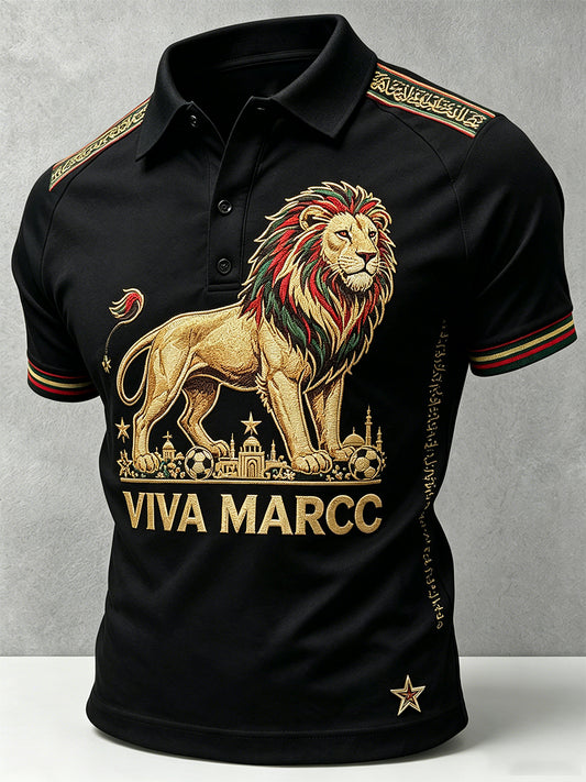 T-shirt manches courtes de football marocain pour homme