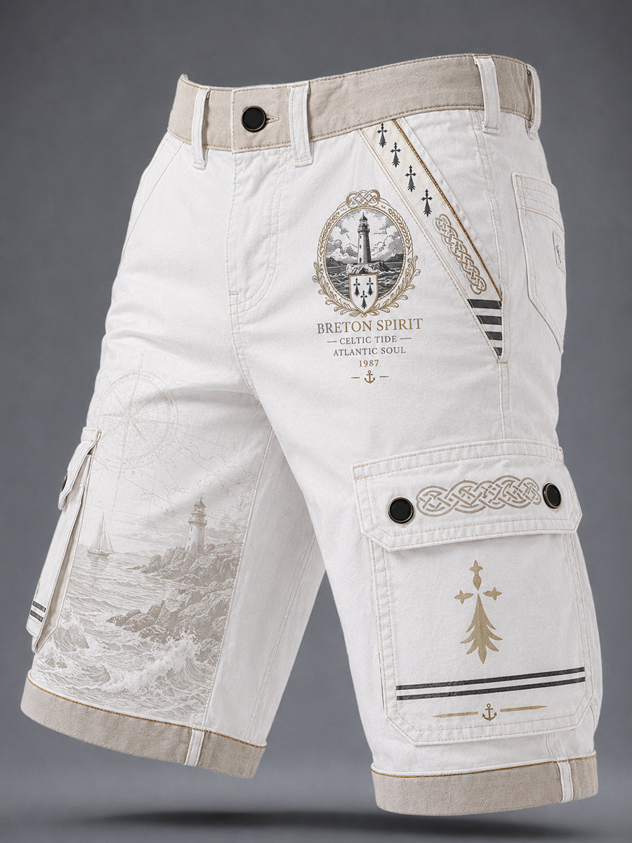 Short homme France Brittany Celtic imprimé