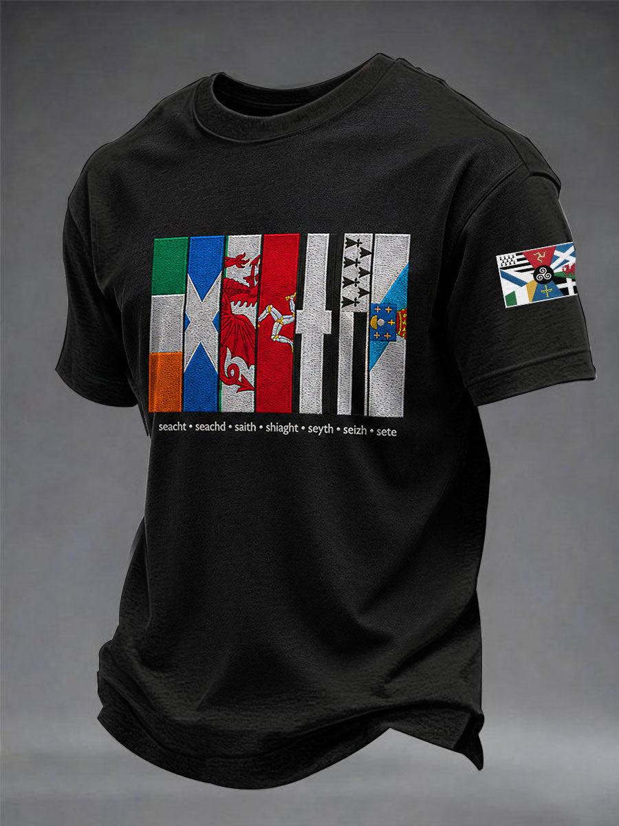 T-shirt à manches courtes Celtic Nation pour homme