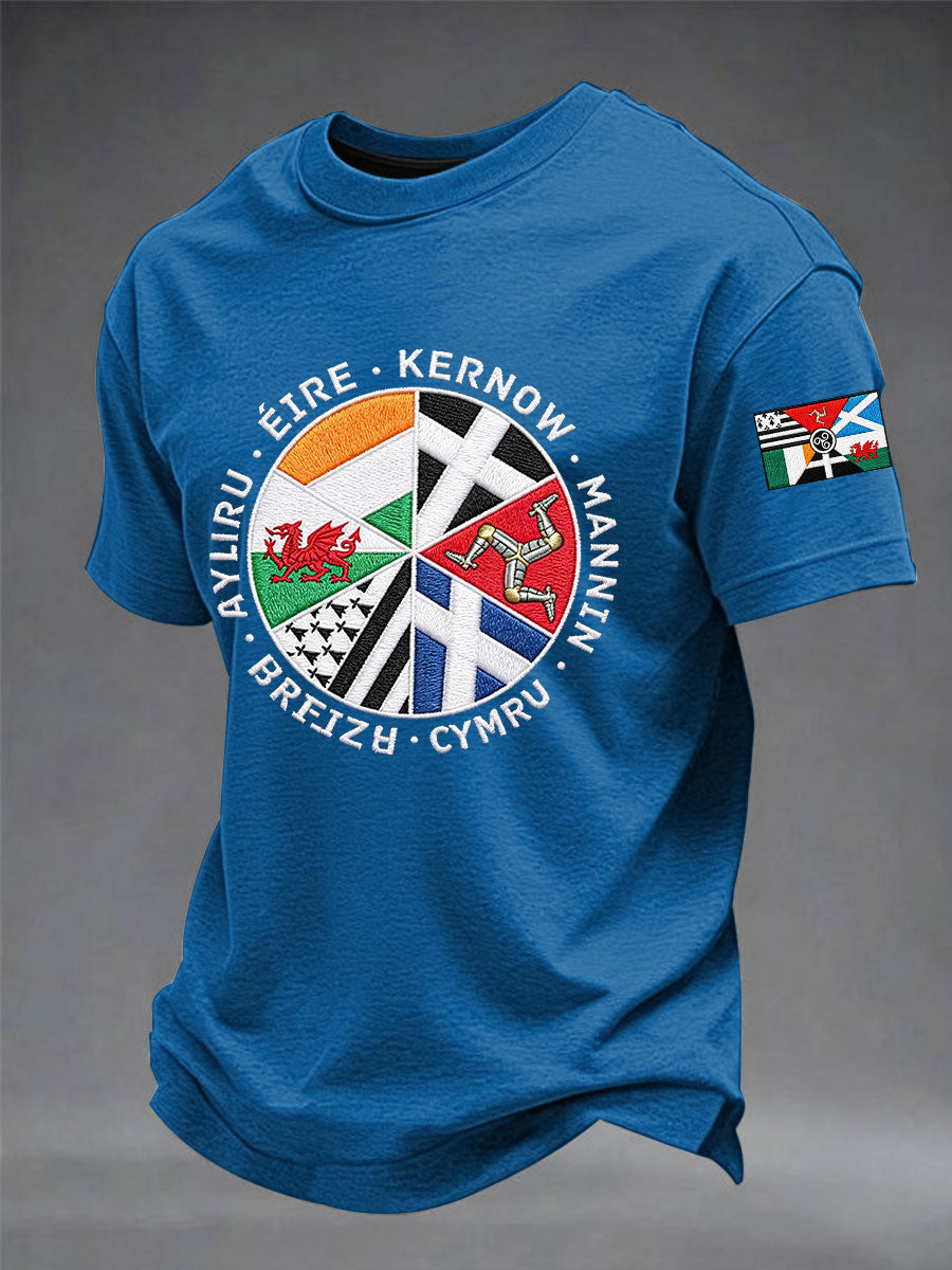 T-shirt à manches courtes Les Nations celtiques pour hommes