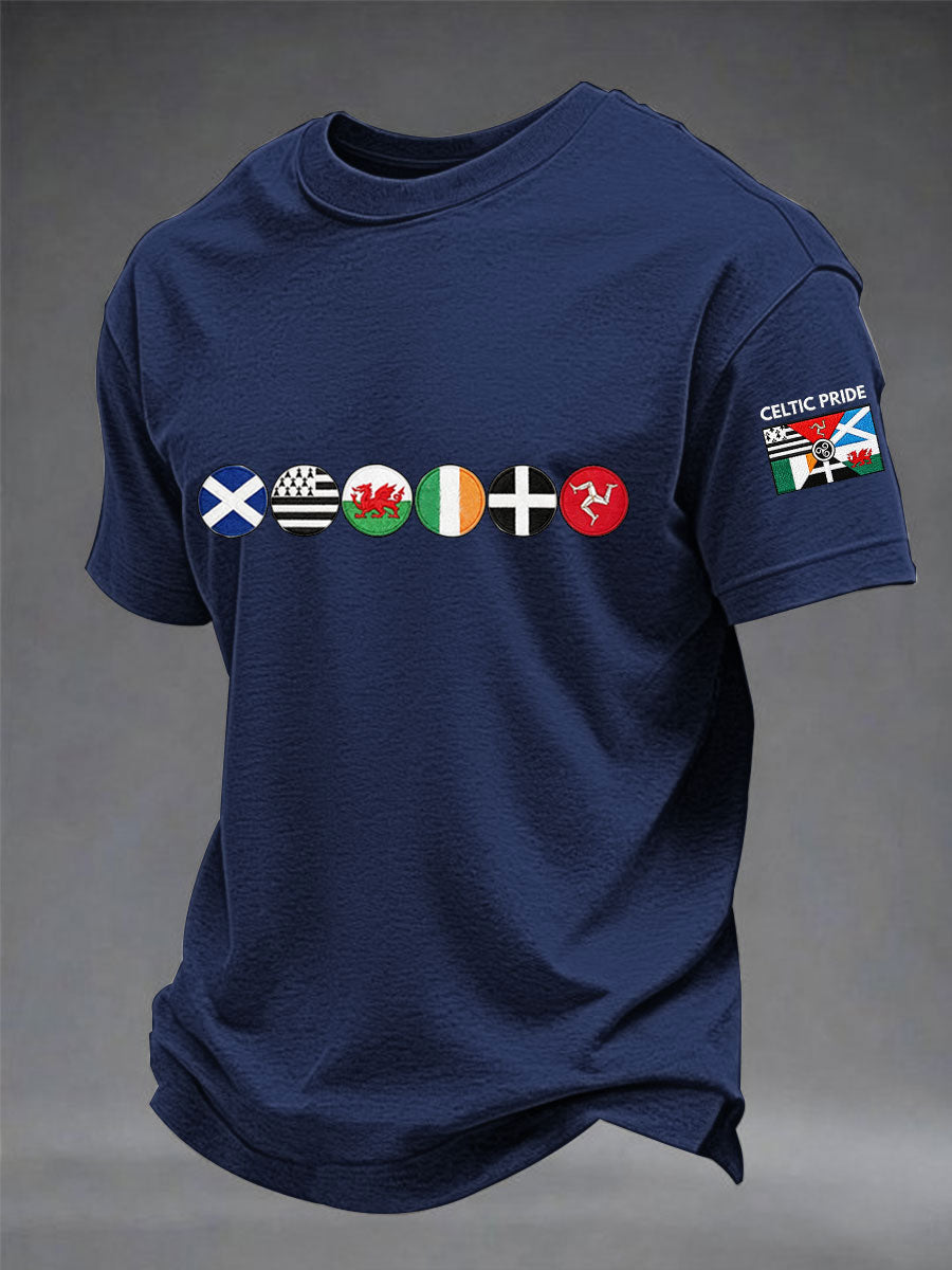 T-shirt à manches courtes Les Nations celtiques pour hommes