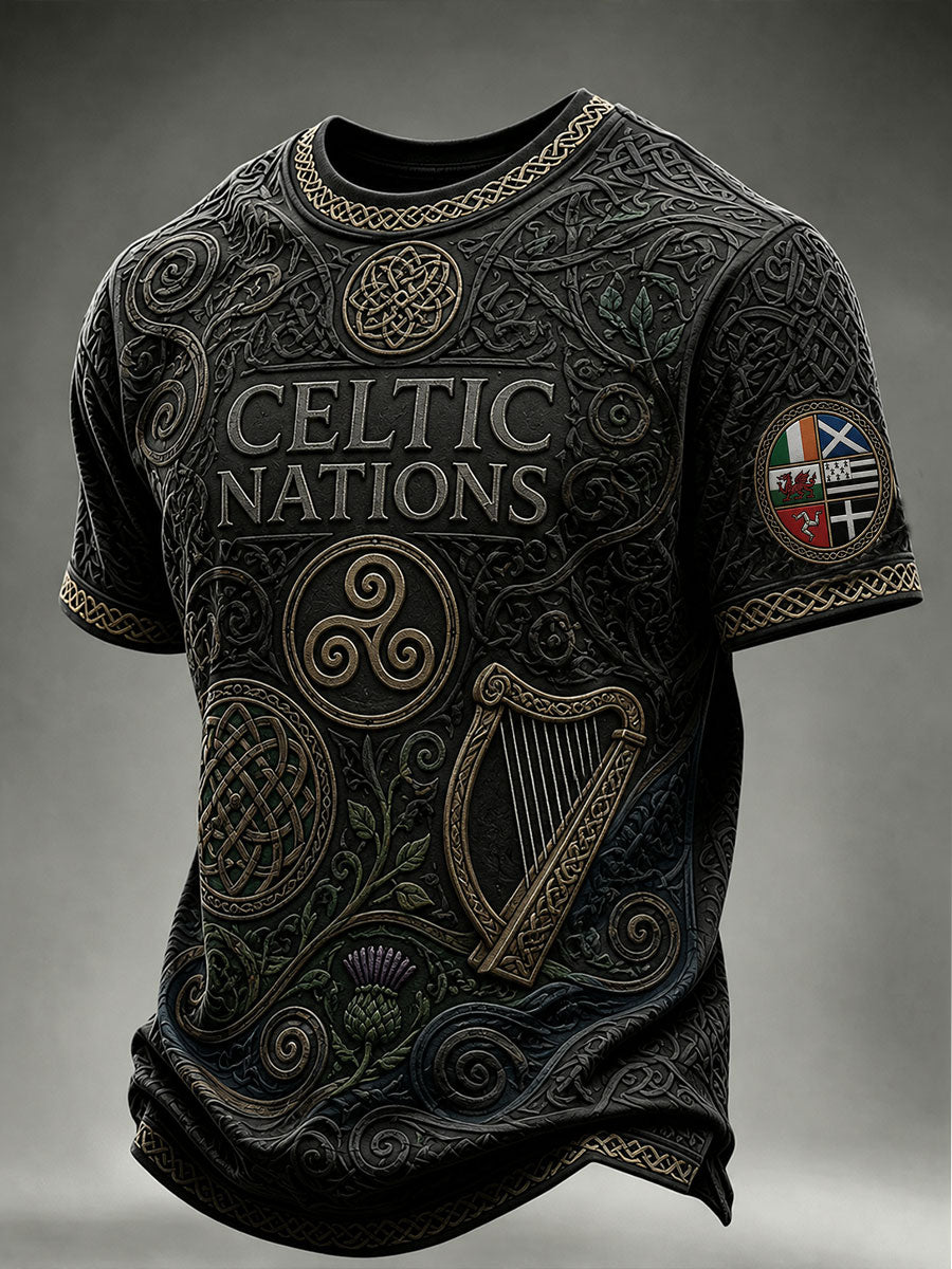 T-shirt à manches courtes Celtic Nations Homme