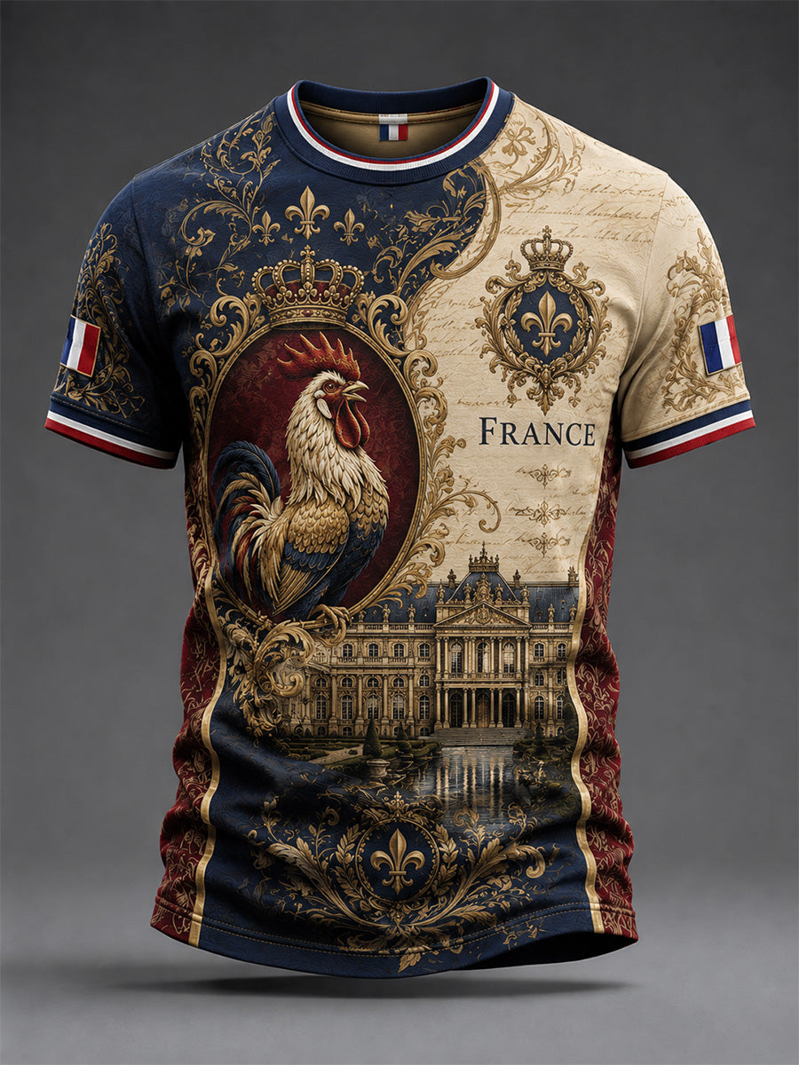 T-shirt homme à imprimé français