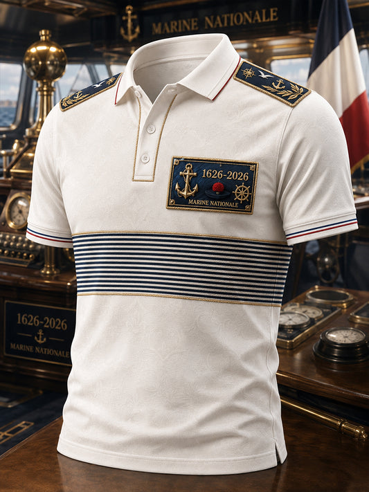 T-shirt manches courtes bleu marine pour homme