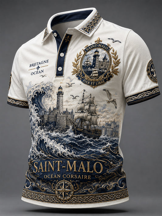 Chemise à manches courtes French Cities pour homme