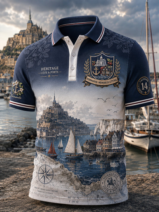 T-shirt à manches courtes Normandy France Homme