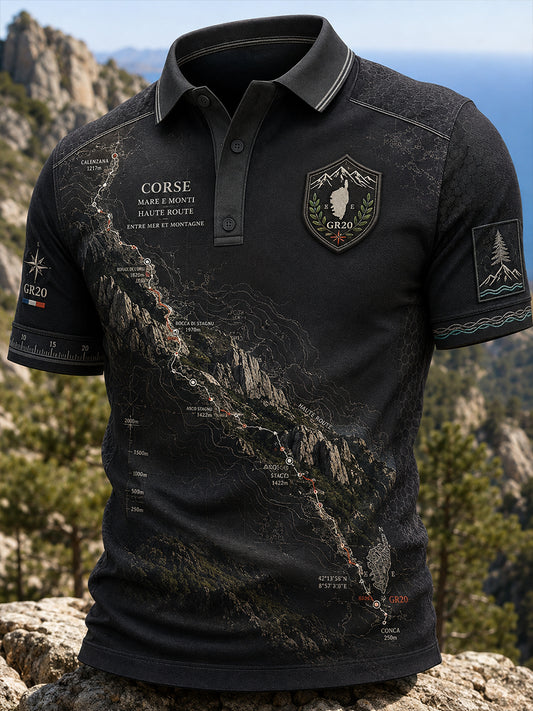 T-shirt manches courtes pour homme, modèle Corse, France