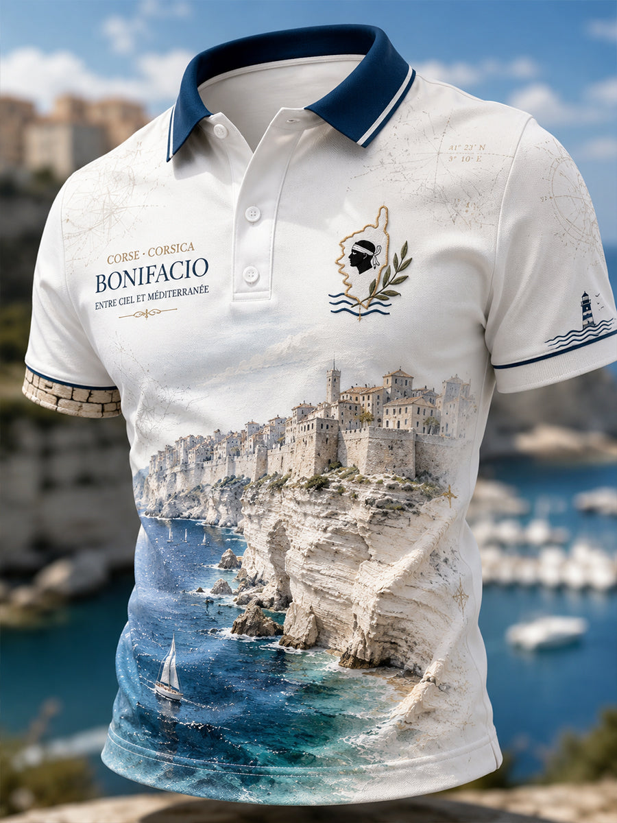 T-Shirt à manches courtes Corsica France Shirtolo pour homme