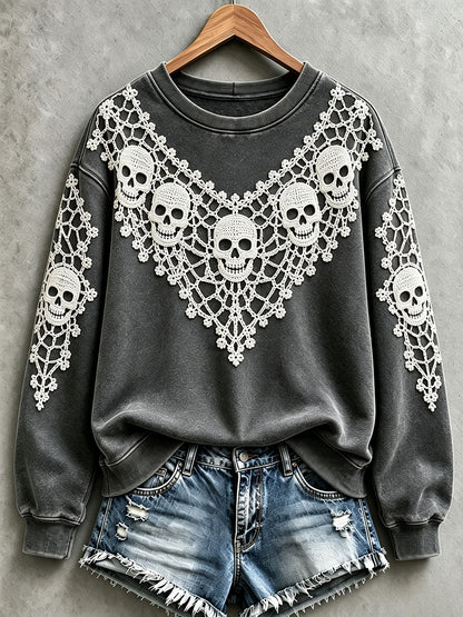 Women's Halloween Skull Sweatshirts